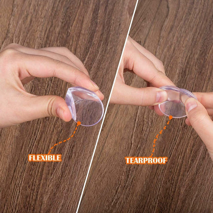 Transparent PVC Baby Safety Table Corner Guards Anti-Collision Protective Covers - Aimall