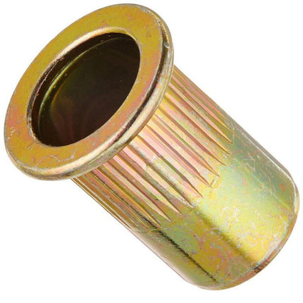 95PCS Carbon Steel Rivet Nuts Flange Blind Nutserts M6 - M12 Rivnut Kit - Aimall