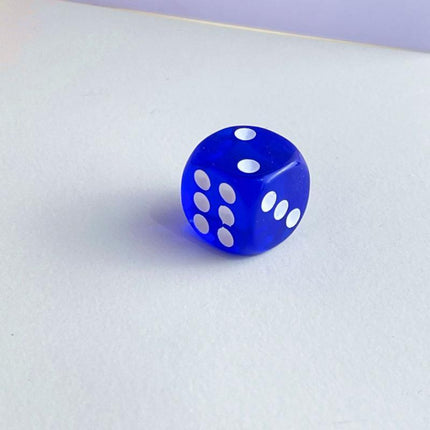 12-48PCS 6 Sided Games Dice Transparent Coloured Game Play Toy Bulk Board Game - Aimall