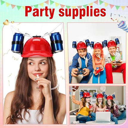 Novelty Summer Slouchy Beer Drinking Hat Creative Outdoor Party Cap Men Women