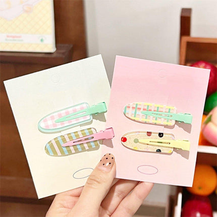 2PCS Juice Series Hair Clip Makeup Hair Accessories Colourful Hair Barrettes