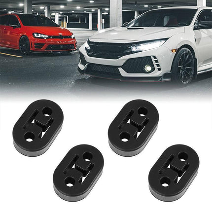 4PCS Exhaust Mount Repair Hanger Bracket Heavy Duty Rubber Replacement Universal - Aimall