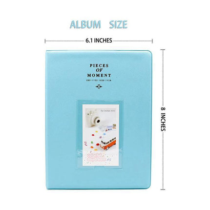 128 Pockets Album Case Storage For Polaroid Photo FujiFilm Camera Film - Aimall