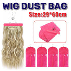 4pcs Non-Woven Wig Dust Bag Storage Covers for Hair Extensions Wig Protection