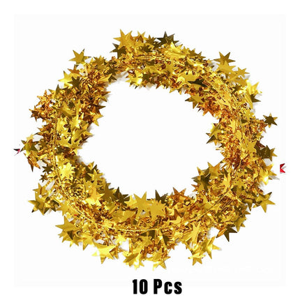 10pcs Christmas Wreath Decorations Festive Holiday Door Hanging Ornament Set
