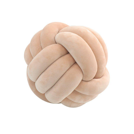 Three-Strand Braided Round Pillow Sofa Cushion Decorative Pillow for Living Room