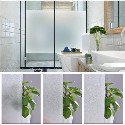 3/5M Sand Blast Clear Privacy Frosted Frosting Windows Glass Film Removable - Aimall