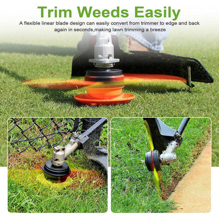 10X Highly Visible Replacement Flexible Line Blades For Aero-Flex Trimmer Edgers