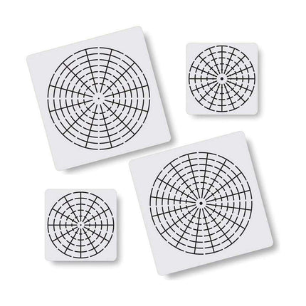 30PCS Mandala Stencil Set DIY Hand-painted Art Templates Craft Supplies Kit