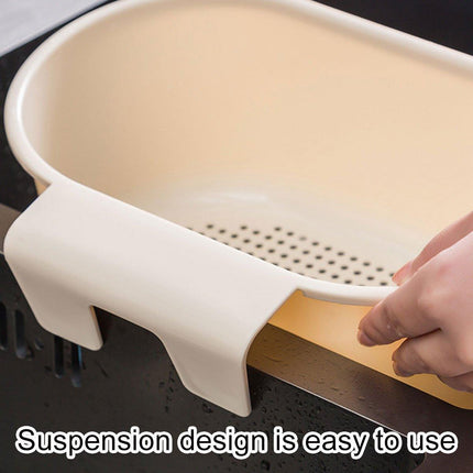 4PCS Multifunctional Sink Drain Basket Hangable Storage Organizer Kitchen Gadget