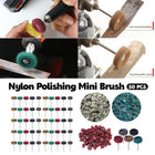 50pcs Mini Nylon Brush Set Grinding Head Polishing Machine Accessories Tools