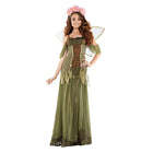 Halloween Green Fairy Princess Costume Flower Dress Up Outfit for Girls