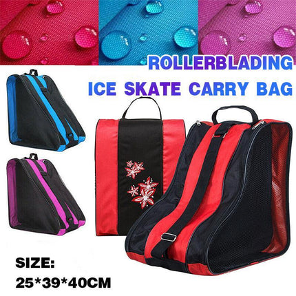 Rollerblading Ice Skate Carry Bag Adjustable Shoulder Strap for Children Adults - Aimall