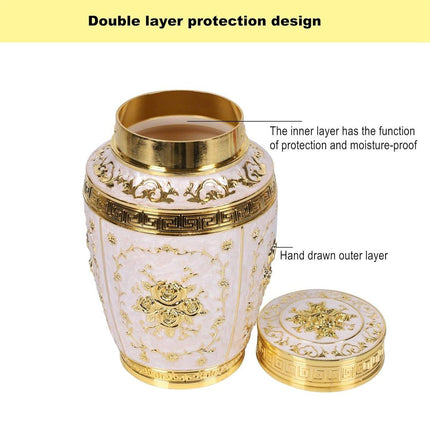 Large Sealed Jar Pet Urn Storage Jar for Pet Ashes Keepsake Memorial Container