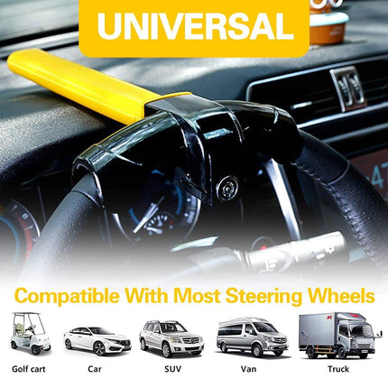 Car Steering Wheel Lock T-Type Anti-Theft Lock for Vehicle Security Protection