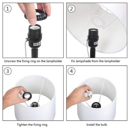 Modern Simple Zip Table Lamp Bedside Lamp for Hotel Bedroom Study Reading Light