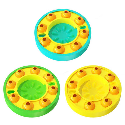 Interactive Slow Feeder Toy for Dogs Cats Pet Puzzle Hidden Treat Food Dispenser