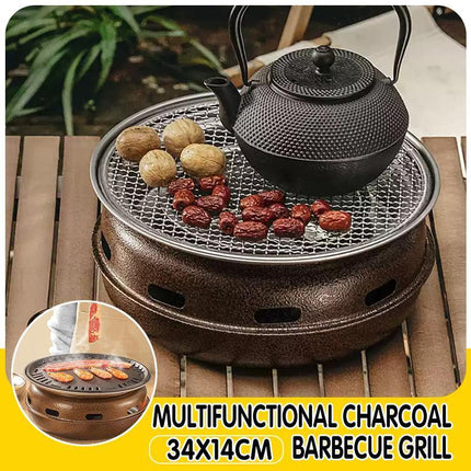 Multifunctional Charcoal Barbecue Grill Household Korean BBQ Grill Port - Aimall