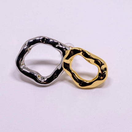 Two Tone Earrings For Women Fashion Studs Colourful Jewelry Accessories Gift