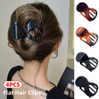 4PCS Hair Clip Set Duckbill Clips Cute Hair Accessories for Bangs and Styling