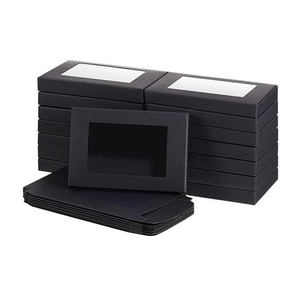 50pcs Rectangular Window Gift Paper Box Candy Biscuit Packaging Boxes