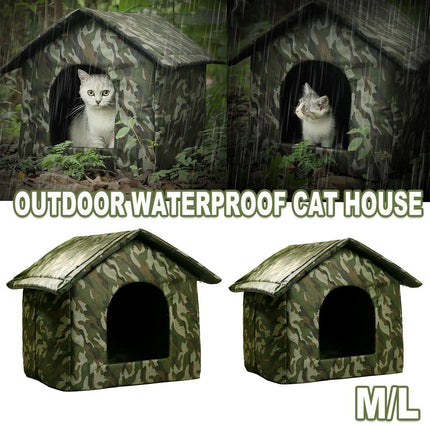 Waterproof Outdoor Cat Nest Stray Pet Hiding Nest Simple Dog House Shelter Bed