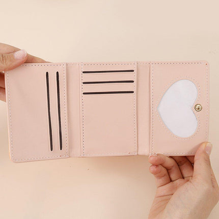 Cute Fruit Folding Wallet Ladies Mini Cartoon Money Clip Small Coin Purse Holder