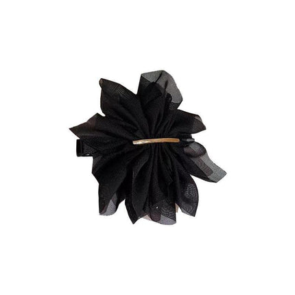 Chiffon Headdress Flower Hairpin Woman Sweet party hair Claw styling Hair Clips - Aimall