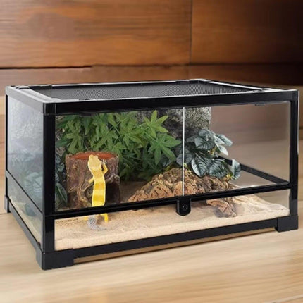 Tree Stump Reptile Cave Lizard Hide Terrarium Cave Home Decor Moisture Keeping
