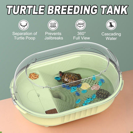 Household Large Turtle Jar Plastic Tank For Pet Reptile Turtle Care Supplies