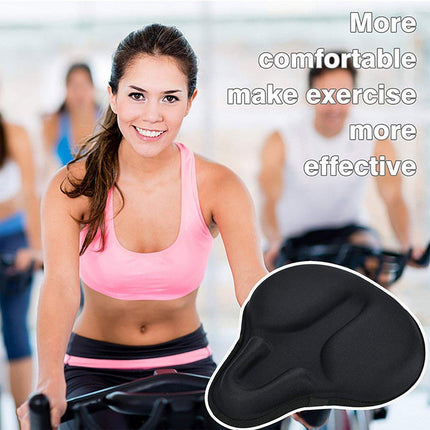 Soft Silicone Bicycle Seat Cover Comfortable Mountain Bike Cushion Thickened