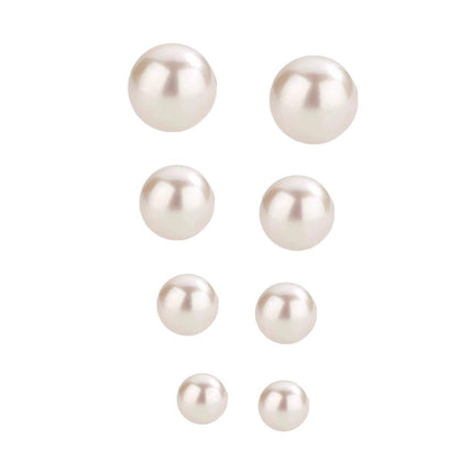 Delicate 925 Sterling Silver 8,10,12,14mm Natural Freshwater Pearl Stud Earrings - Aimall