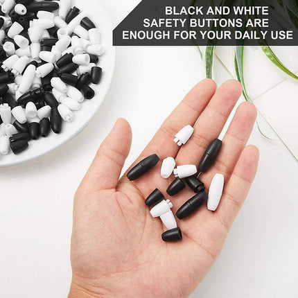 10-50X White Breakaway Plastic Clasp Clasps Silicone Bead Necklace Lanyard Safety Pop - Aimall