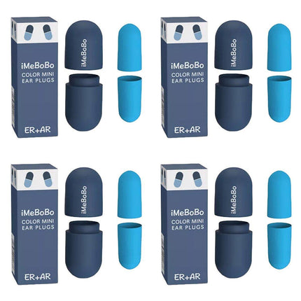 1/2/4 Pairs Soundproof Capsule Earplugs Noise Reduction Ear Plugs for Sleeping