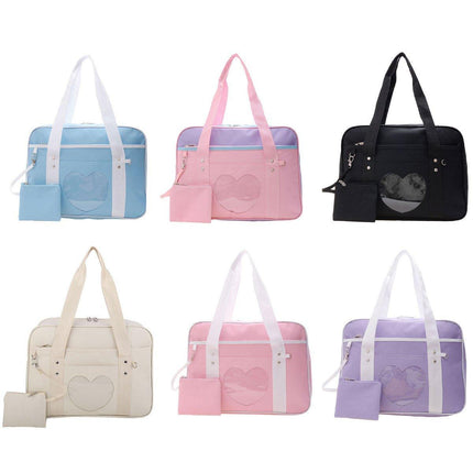 Love Handbag Schoolbag Shoulder Bag Crossbody Purse for Women Fashion Large