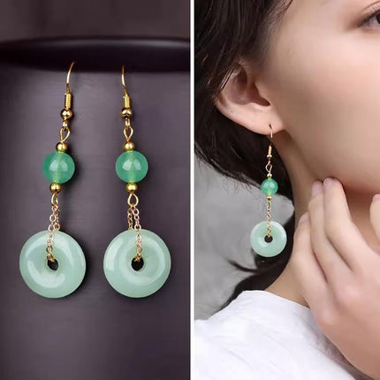Women Earrings Fashion Dangle Earrings Chinese Style Earring Retro Drop Earrings - Aimall