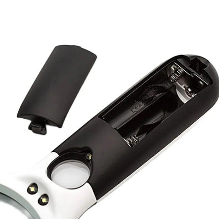 45X Magnifying Glass Magnifier Handheld Loupe Reading Optical Clarity With Light