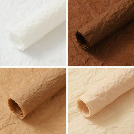 10pcs Pleated Chennai Flower Packaging Bouquet Hand Kneading Paper Craft