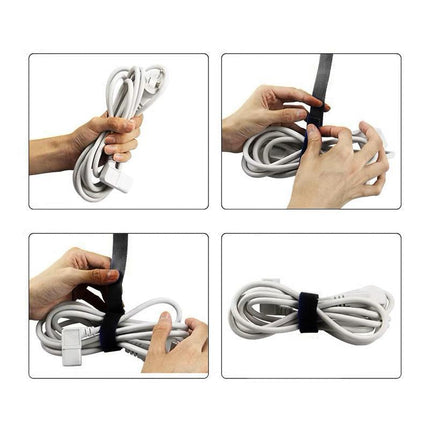 10/20/50M Hook&Loop Heavy Duty Strap Reusable Cable Ties Grip TV Tidy Organizer - Aimall