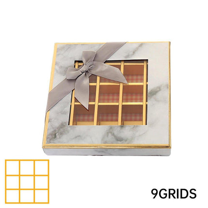 25X Valentines Day 9/12Grids Chocolate Box Gourmet Desserts Gift Display Window