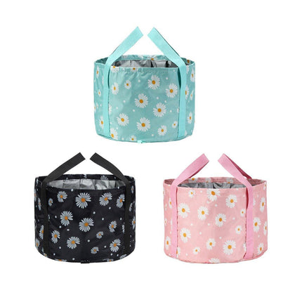 3PCS Foldable Foot Bath Tub Portable Wash Basin Soak Bucket Home Travel
