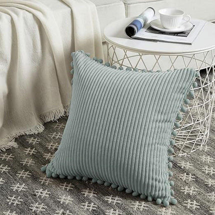 2PCS Corduroy Pillow Cover Luxury Decorative Cushion Case for Sofa Living Room