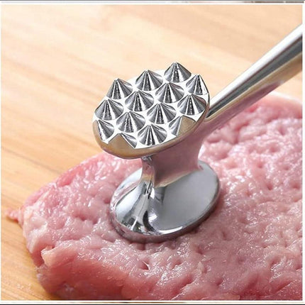 Meat Hammer Kitchen Tenderizing Beating Tool Double Sided Loose Meat Hammer