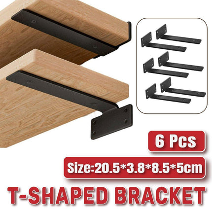Heavy Duty Shelf Bracket Black L Shape Shelf Bracket Hidden Steel Bracket Shelve