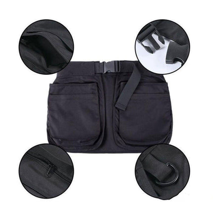 Gardening Apron Half-length Waist Bag Tool Work Clothes Adjustable Short Apron
