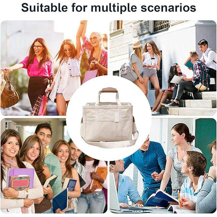 Stylish Multifunctional Mummy Bag Canvas Shoulder Crossbody Handheld Tote Bag