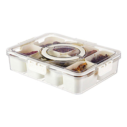 Food Grade Airtight Storage Box Portable Multi-compartment Seasoning Container