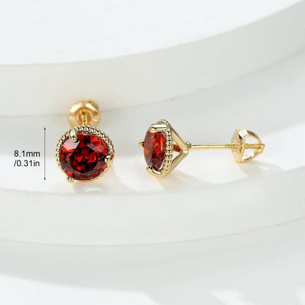 Three Claws Twisted Lace Threaded Stud Earrings Simple Elegant Earrings Women
