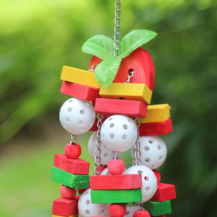 Wooden Parrot Chew Toy Bird Toys for Large and Small Birds Natural Pet Chew Toy