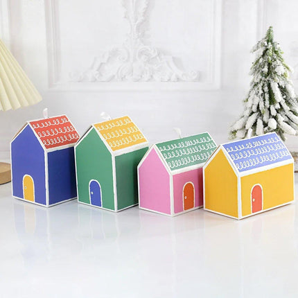 40PCS Colorful Small House Gift Boxes Candy Packing Party Favors Treat Box